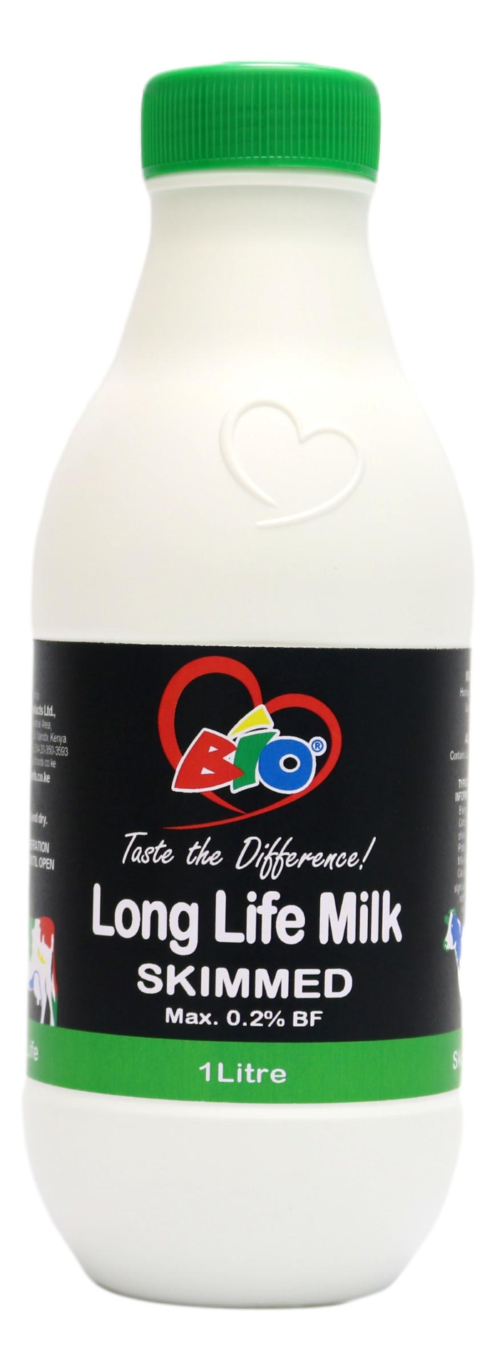 BIO SKIMMED LONG LIFE MILK 1LT